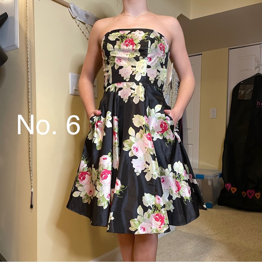 Floral cocktail dress